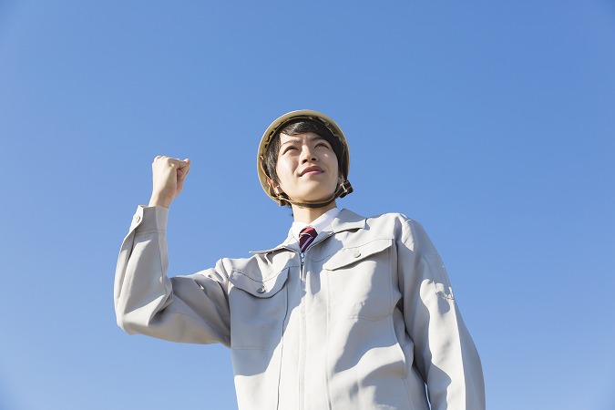 作業服の男性